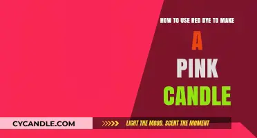 Crafting Pink Candles: Mastering Red Dye Techniques for Perfect Shades