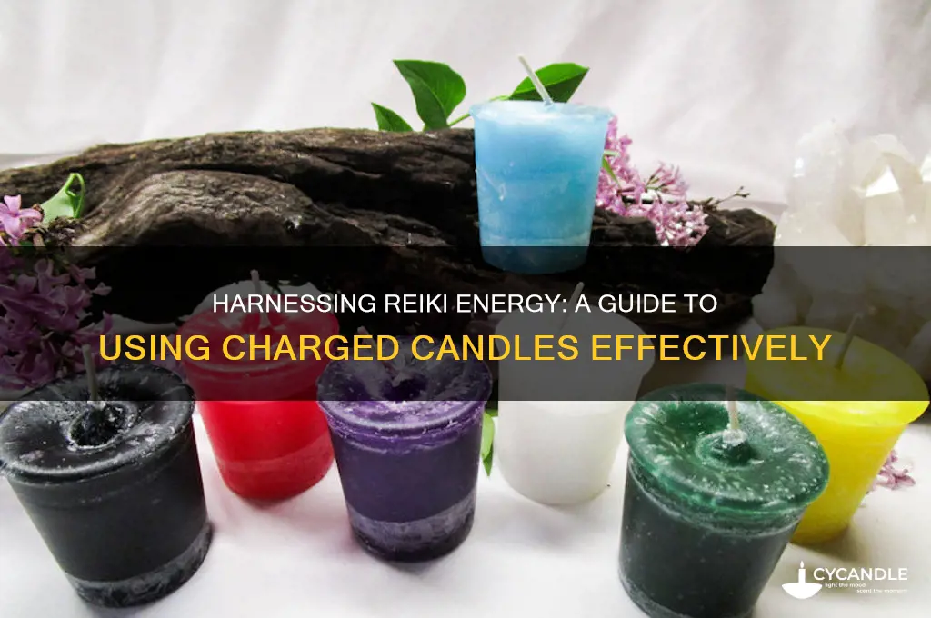 how to use reiki energy charged candle
