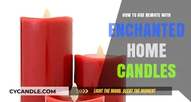 Effortlessly Control Enchanted Home Candles with Your Remote: A Guide