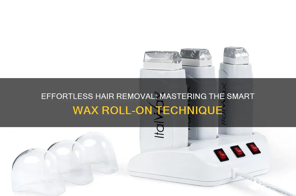 how to use remove smart wax roll on