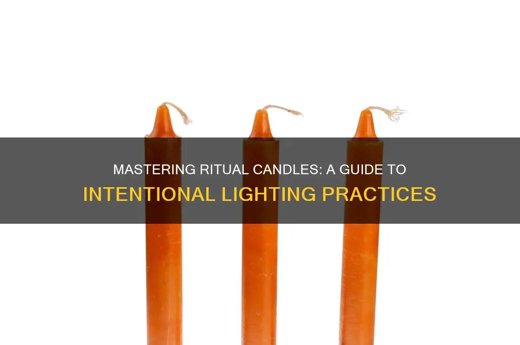 how to use ritual candles