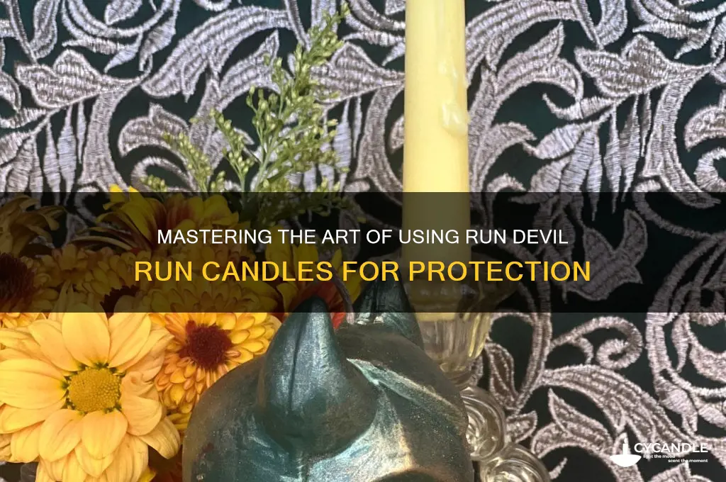 how to use run devil run candle