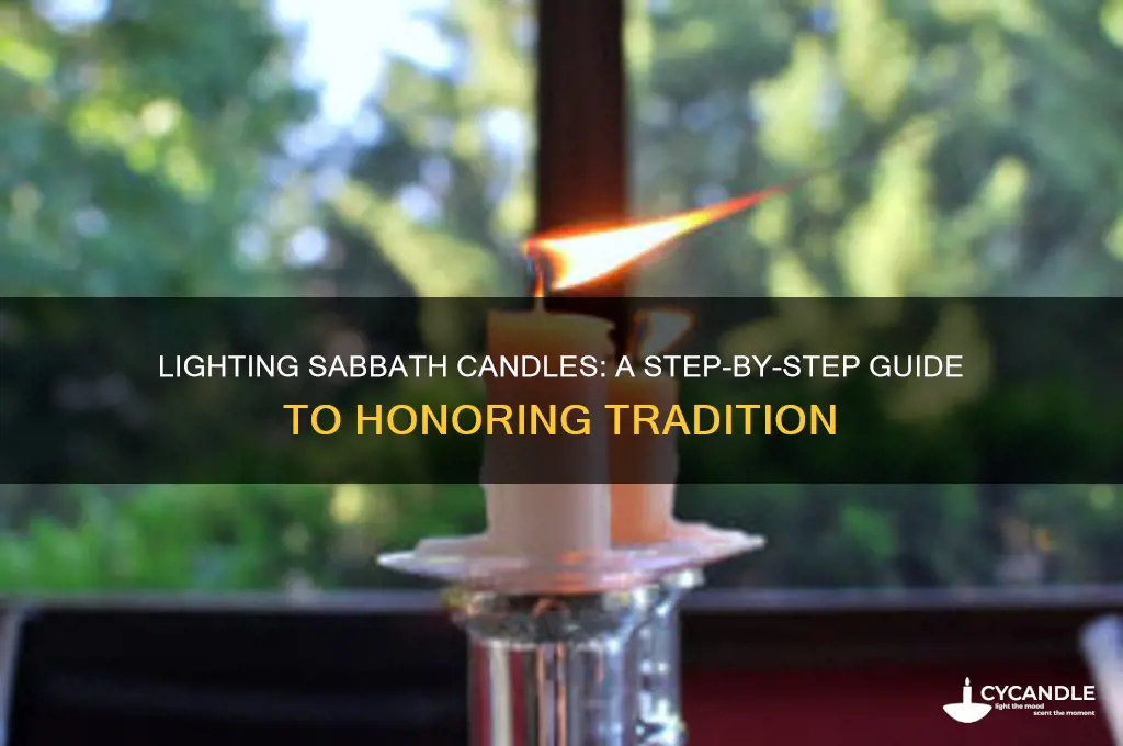 how to use sabbath candles