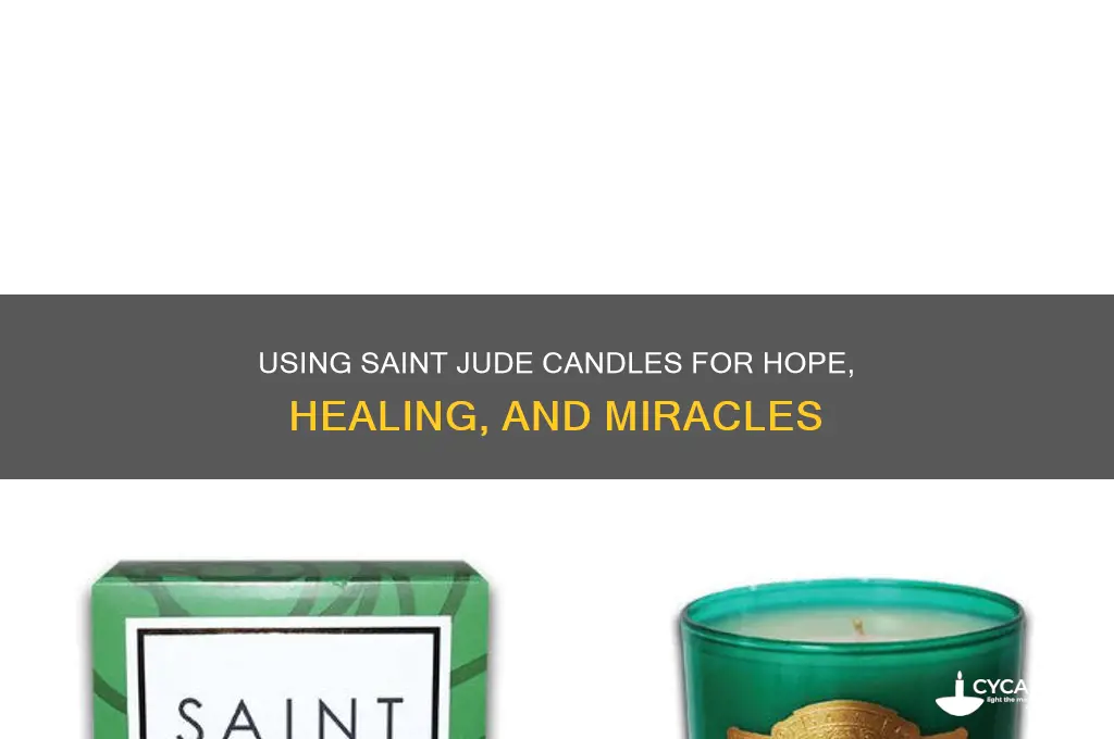 how to use saint jude candle