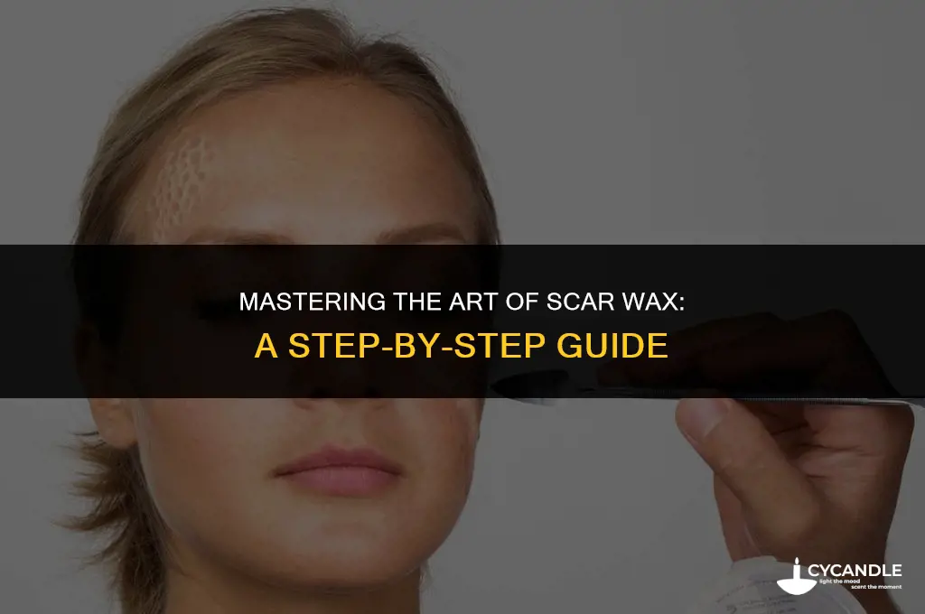 how to use scar wax