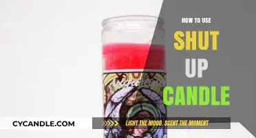 Mastering the Art of Using Shut Up Candles for Peace and Calm
