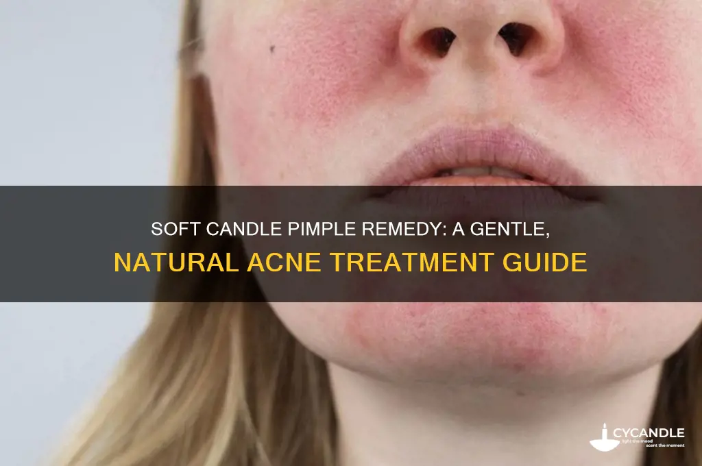 how to use soft candle for pimples