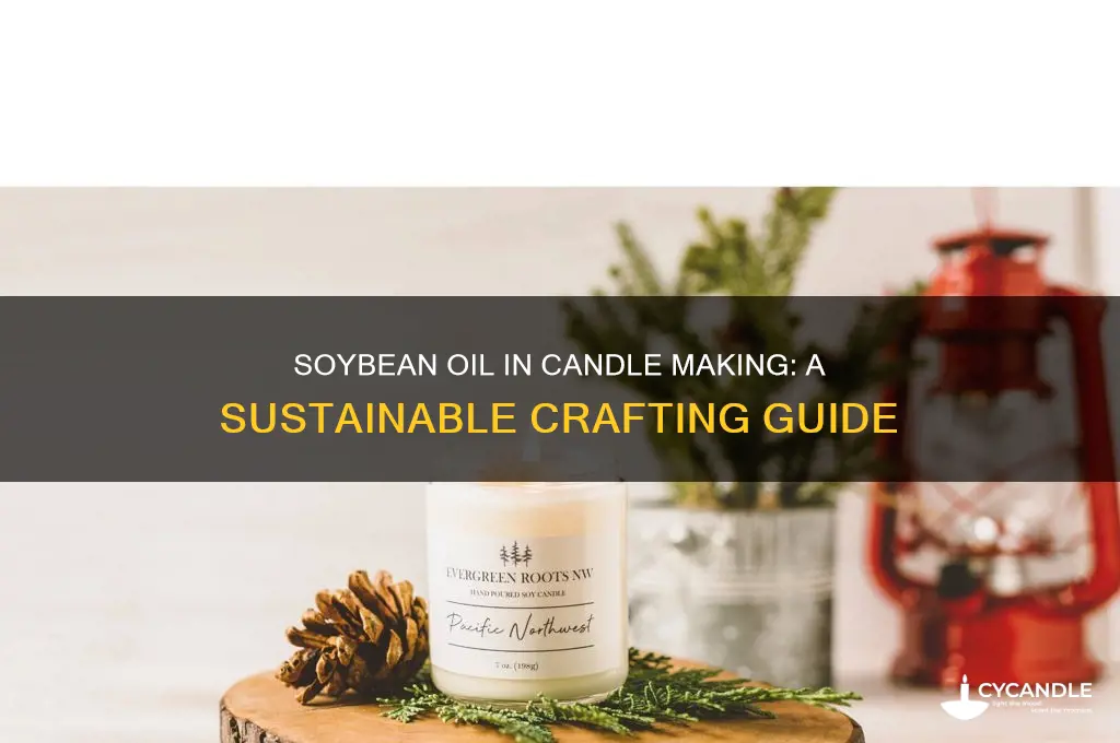 how to use soy bean oil in candle making