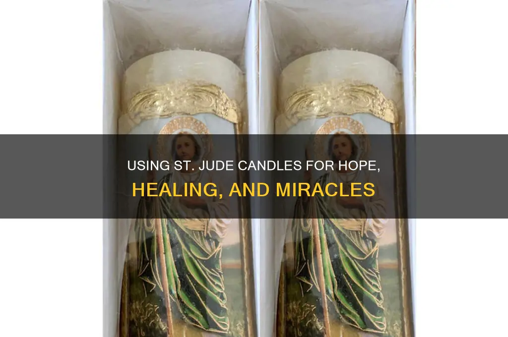 how to use st jude candle