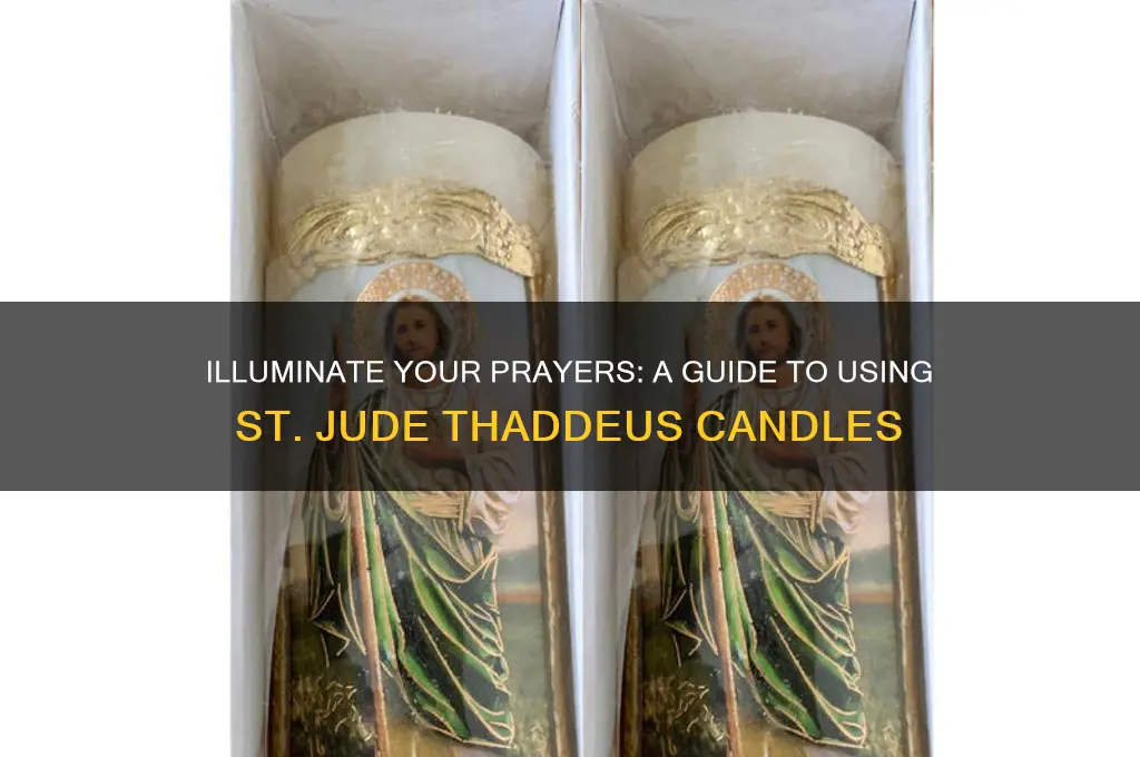 how to use st juse thaddeus candle
