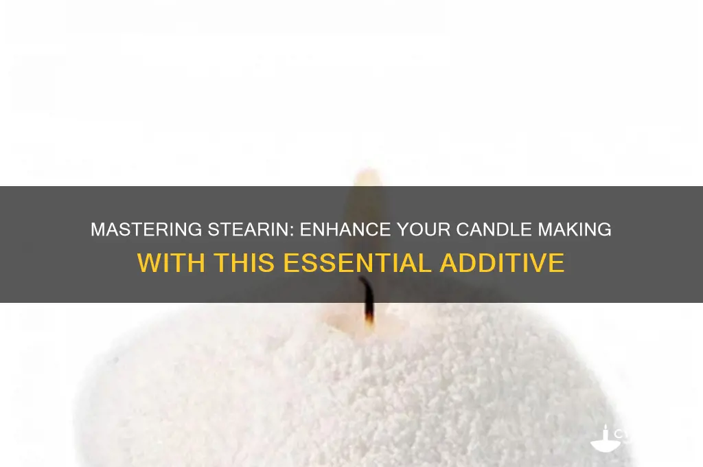 how to use stearin in candles
