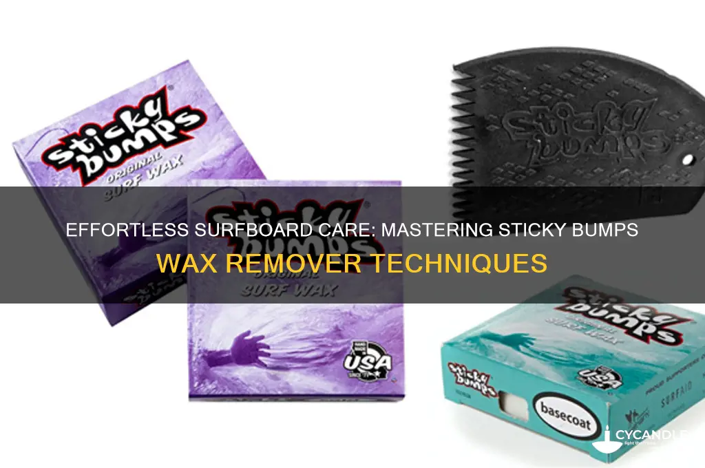 how to use sticky bumps wax remover