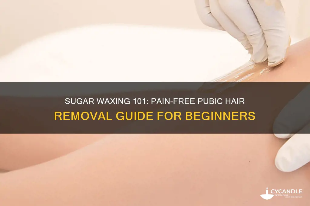 how to use sugar wax to remove pubic hair