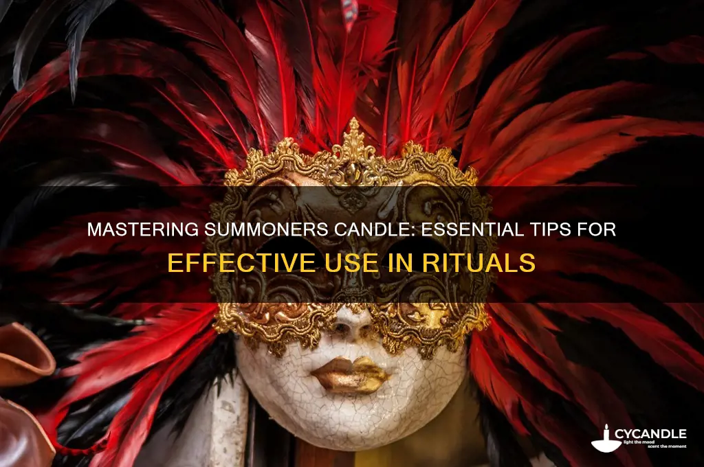 how to use summoners candle