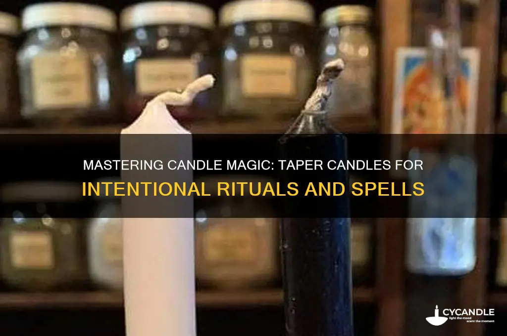 how to use taper candles for candle magic