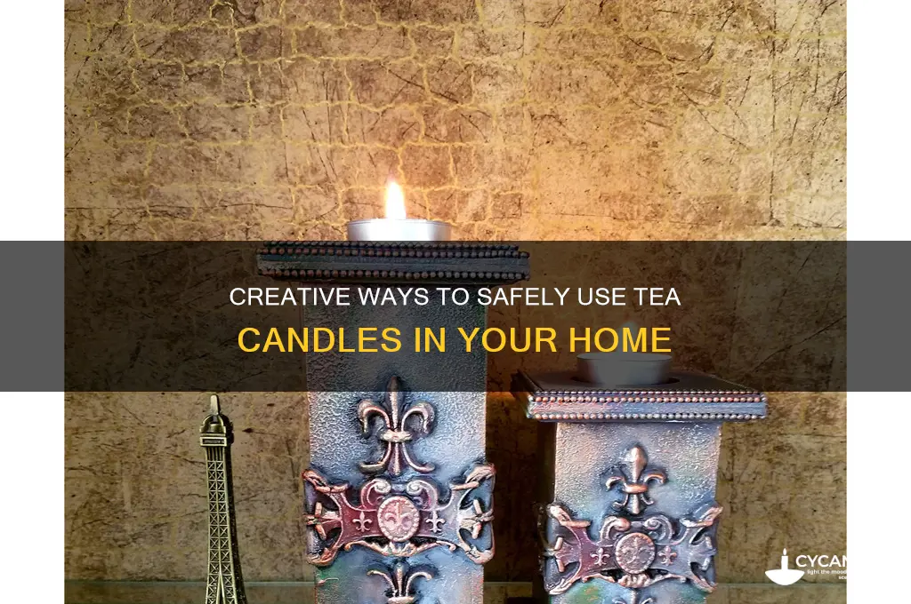 how to use tea candles