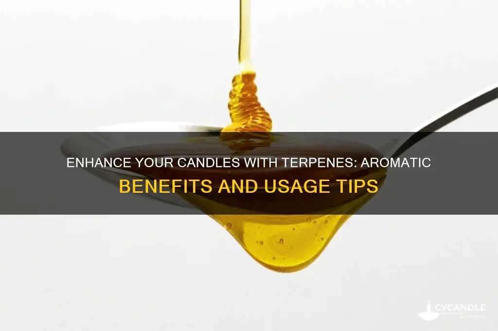 how to use terpenes in candles