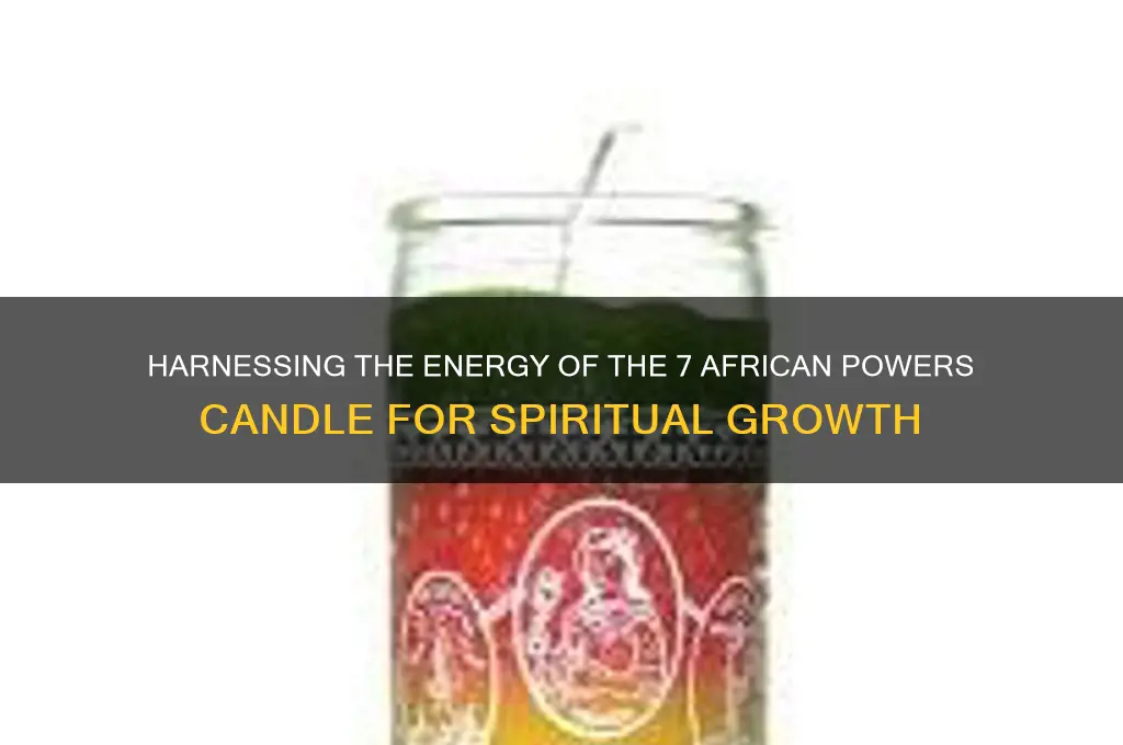 how to use the 7 african powers candle