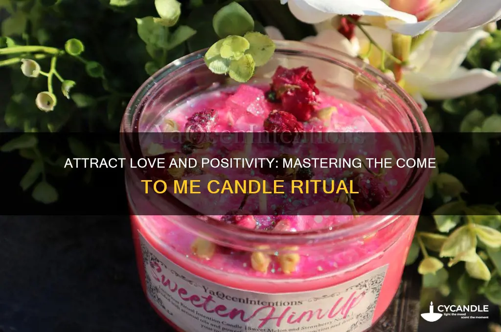 how to use the come to me candle