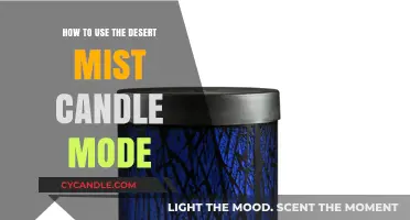 Mastering Desert Mist Diffuser: Candle Mode Tips for Ambiance