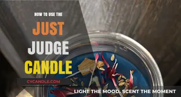Mastering the Just Judge Candle: A Guide to Effective Use