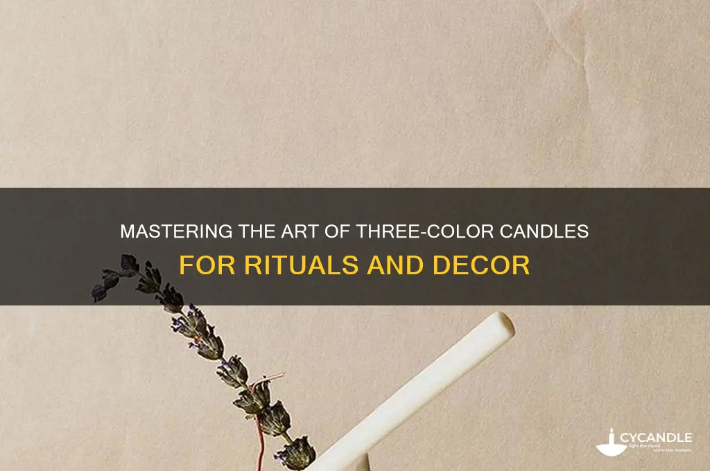 how to use three color candles