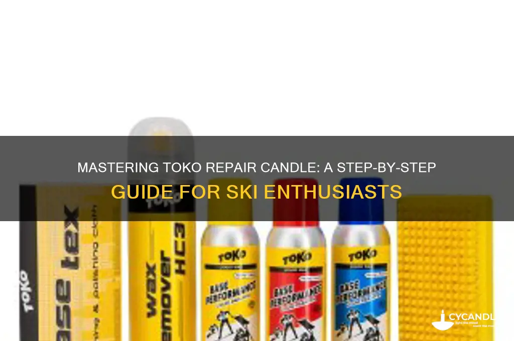 how to use toko repair candle