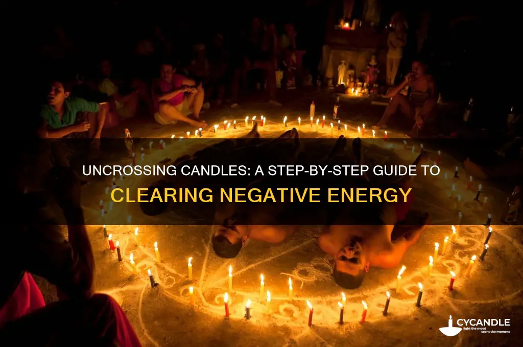 how to use uncrossing candle