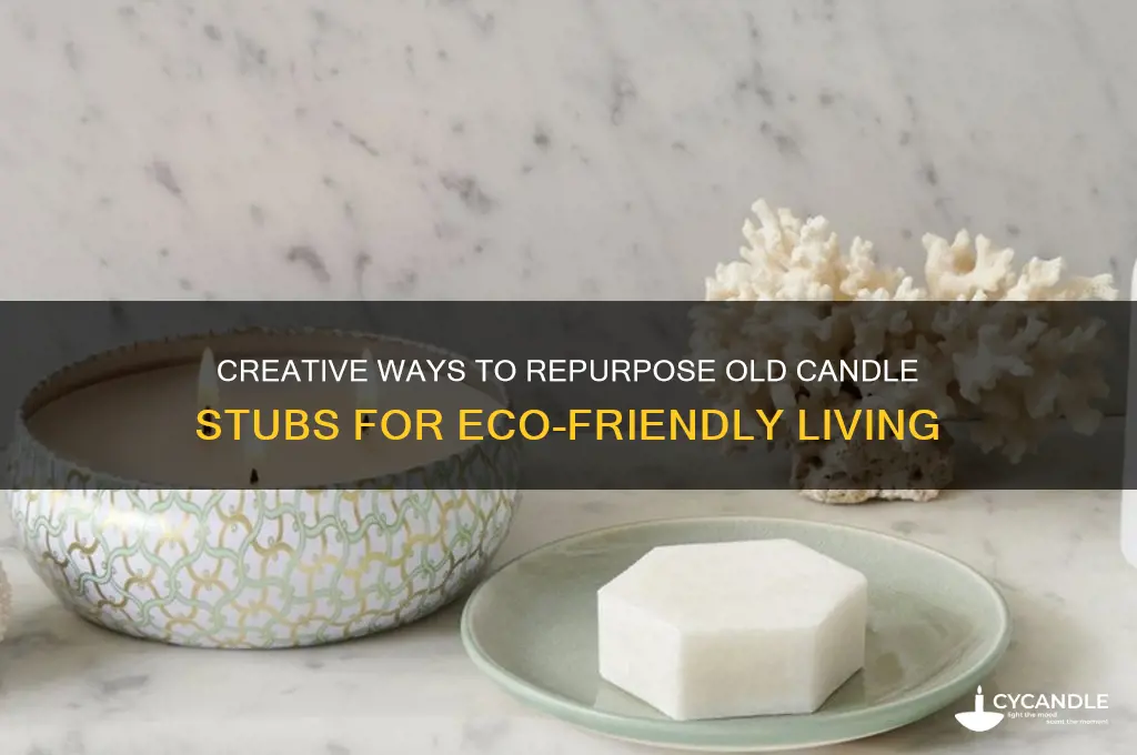 how to use up old candle stubs
