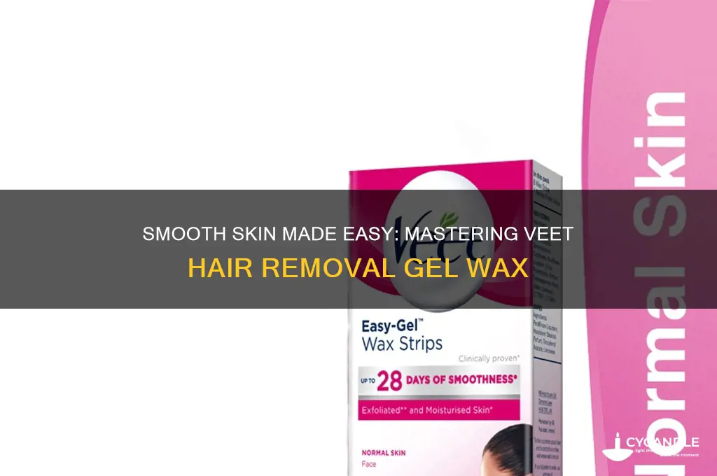 how to use veet hair removal gel wax