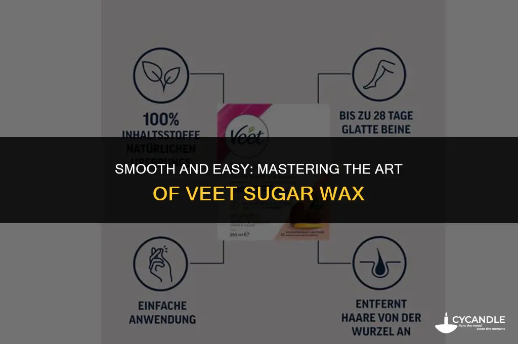 how to use veet sugar wax