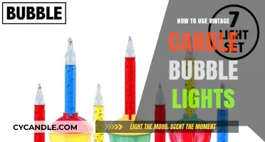 Revive Retro Charm: Using Vintage Candle Bubble Lights in Modern Decor