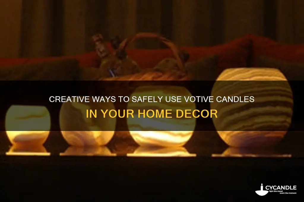 how to use votive candles