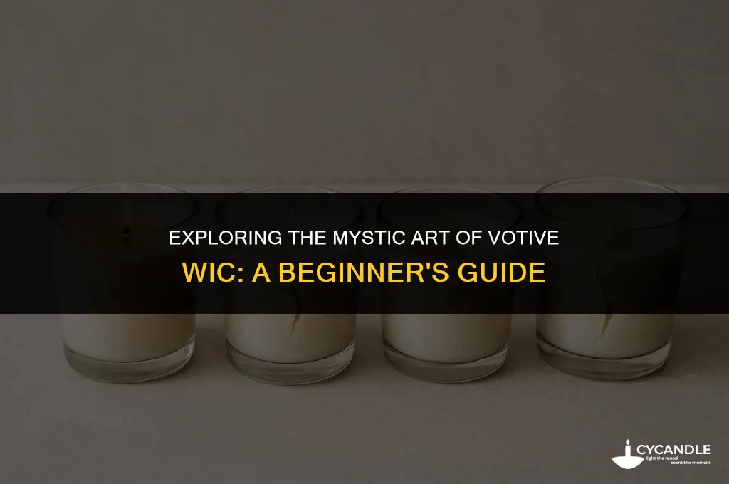 how to use votive wic