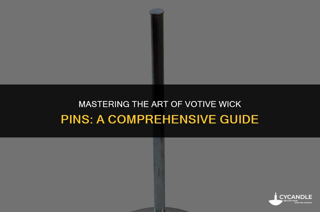 how to use votive wick pins