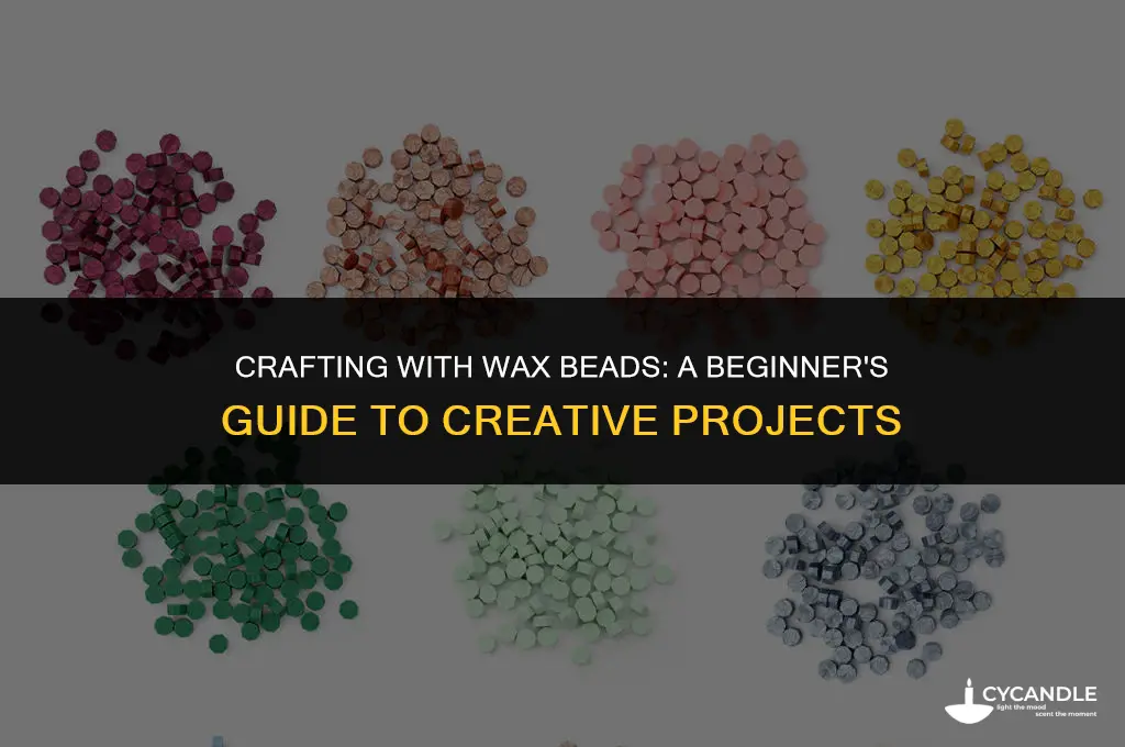how to use wax beads