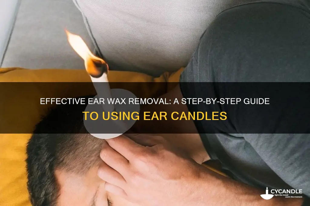 how to use wax ear candles