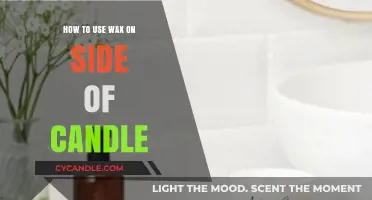 Creative Candle Wax Techniques: Utilizing Excess Wax on Candle Sides