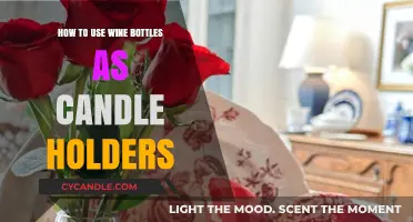 Creative DIY: Transforming Wine Bottles into Stylish Candle Holders