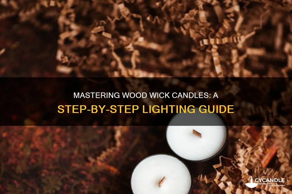 how to use wood wick candle