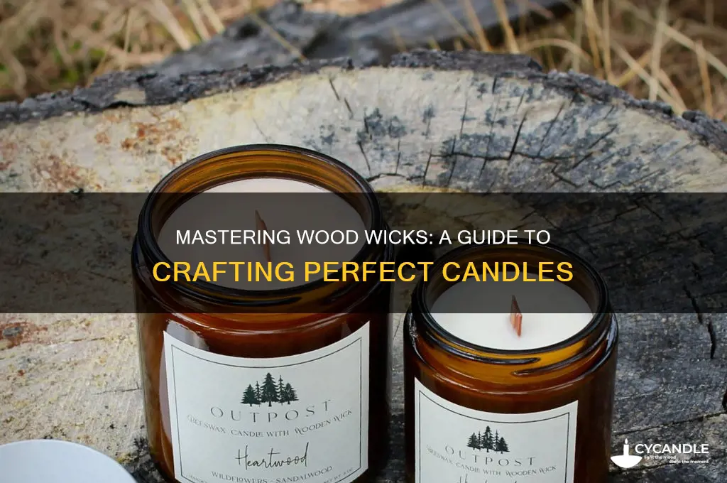 how to use wood wicks in candles