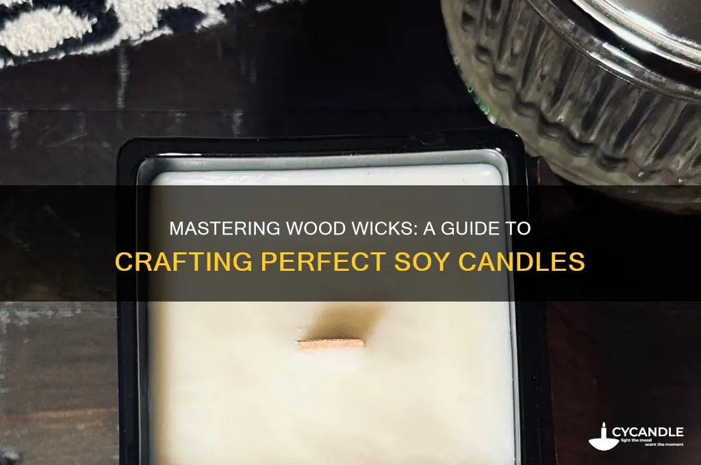 how to use wood wicks in soy candles