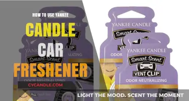Enhance Your Drive: Using Yankee Candle Car Freshener Effectively