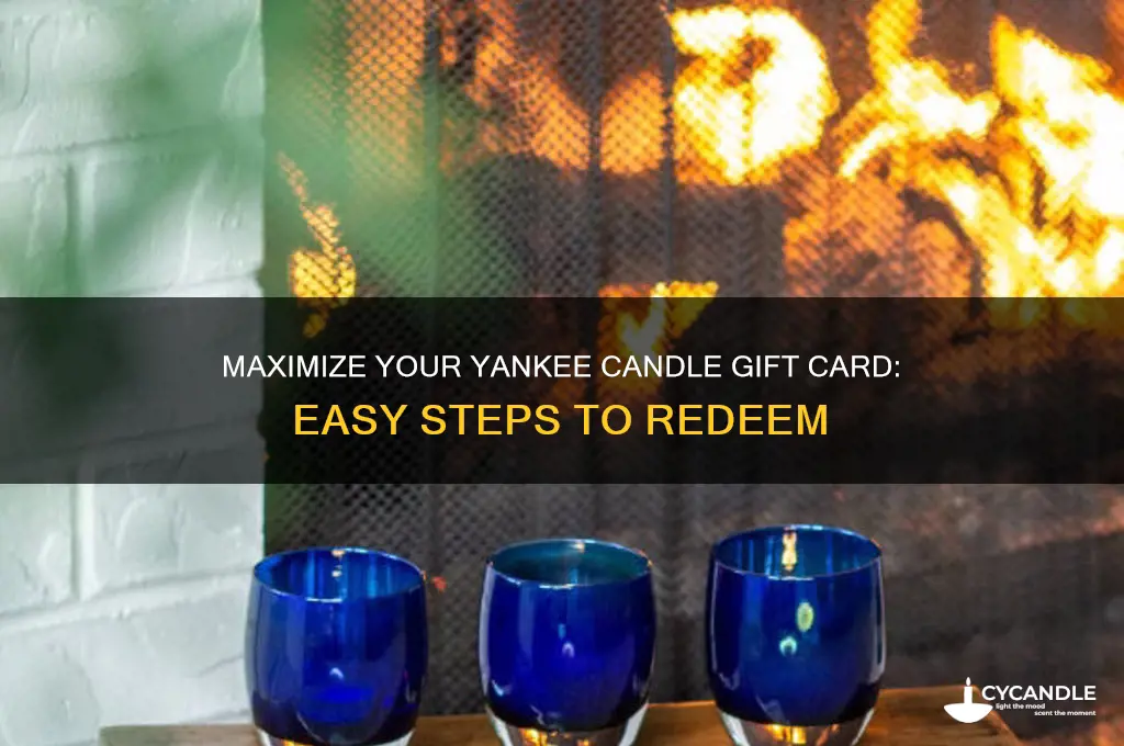 how to use yankee candle gift card