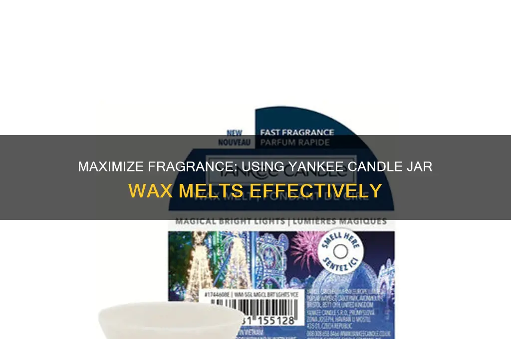 how to use yankee candle jar wax melts