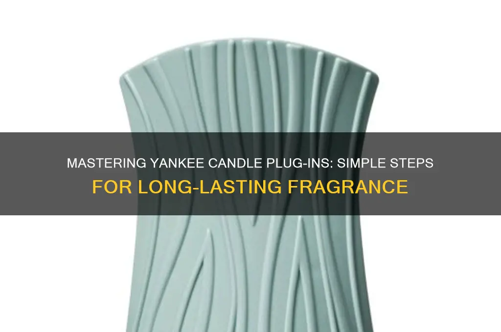 how to use yankee candle plug in