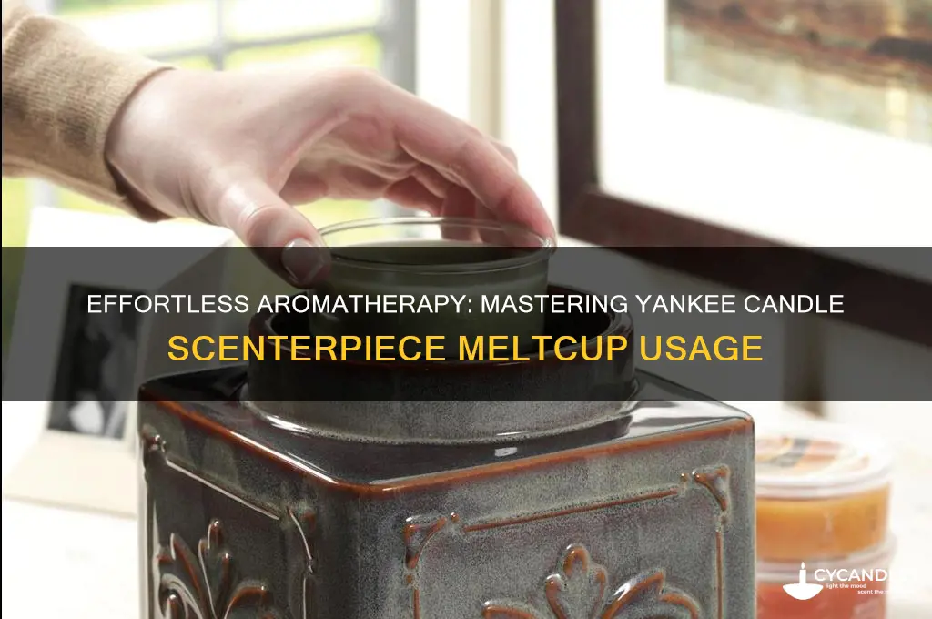 how to use yankee candle scenterpiece easy meltcup