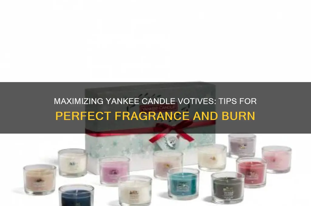 how to use yankee candle votives