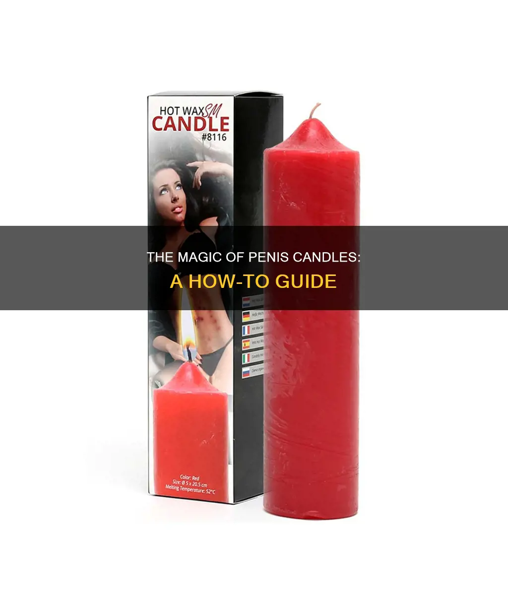 how to uzed penis candle