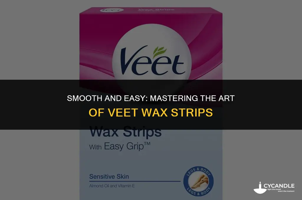 how to veet wax strips